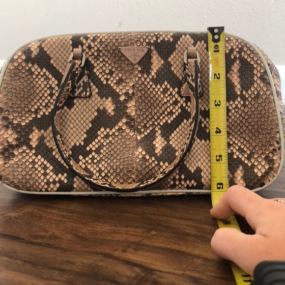 Authentic PRADA Python Snakeskin Handbag - Picture 8 of 8